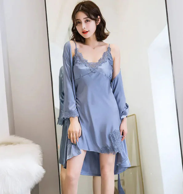 Women’s Silk Pajama Set