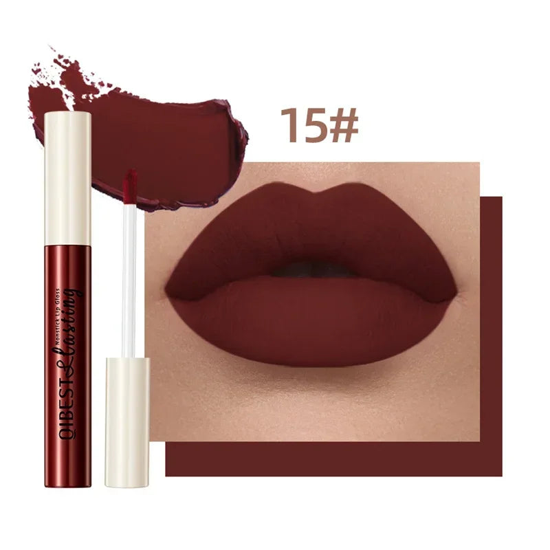 24 Colors Matte Liquid Lipstick - Waterproof