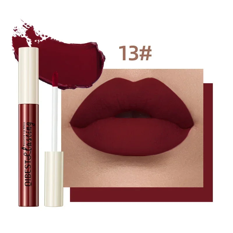 24 Colors Matte Liquid Lipstick - Waterproof