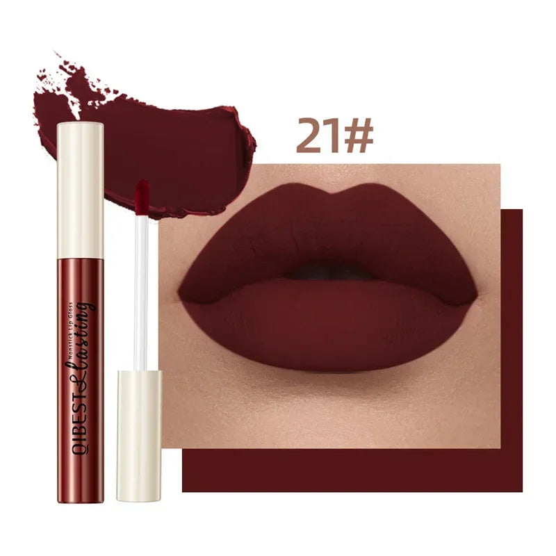 24 Colors Matte Liquid Lipstick - Waterproof