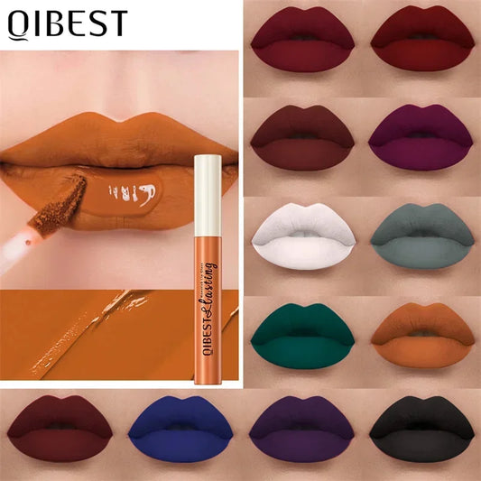 24 Colors Matte Liquid Lipstick - Waterproof