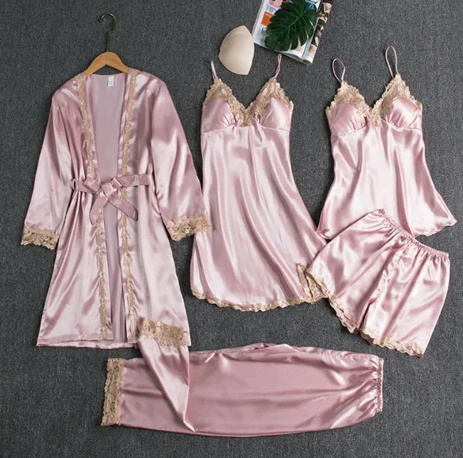 Women’s Silk Pajama Set